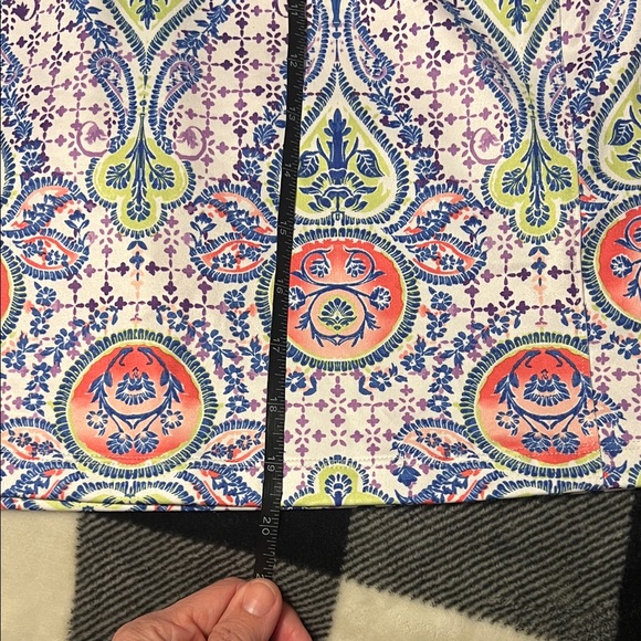 Lady Hagen Golf Vibrant Patterned Mini Skirt / Skort with Purple Accents size XL - Picture 8 of 13